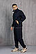 Зимовий спортивний костюм чоловічий на флісі без капюшону, фото 9