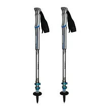 Телескопічні трекінгові палиці Komperdell Shockmaster Pro Powerlock, 105-140 см (Silver/Blue), фото 4