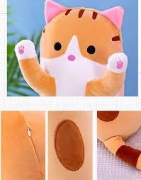 Іграшка плюшева у формі кішки 50 см DOLL 1498-50, фото 1