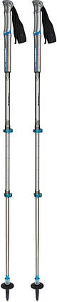 Телескопічні трекінгові палиці Komperdell Shockmaster Pro Powerlock, 105-140 см (Silver/Blue), фото 3