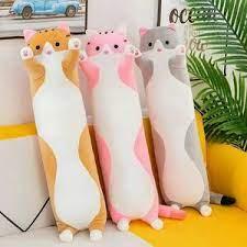 Іграшка плюшева у формі кішки 50 см DOLL 1498-50