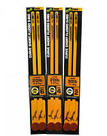 Готовий привід Fox Edges Curve Short Fluoro D-Rig Розмір 4/20 фунтів