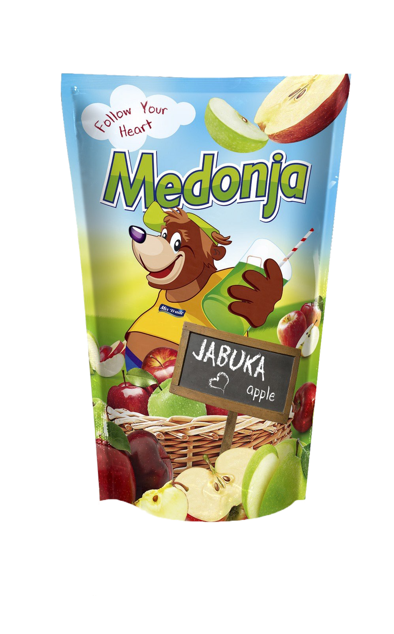 Напій зі смаком яблука 200мл*28шт ТМ MEDONJA