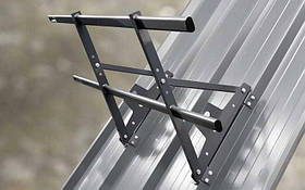 Кровопровід «Євростандарт» із функцією снігозатримання для монтажу на похилі дахи з різними ухилами