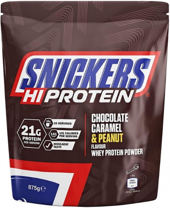Протеїн SNICKERS Hi Protein chocolate caramel & peanut 455г