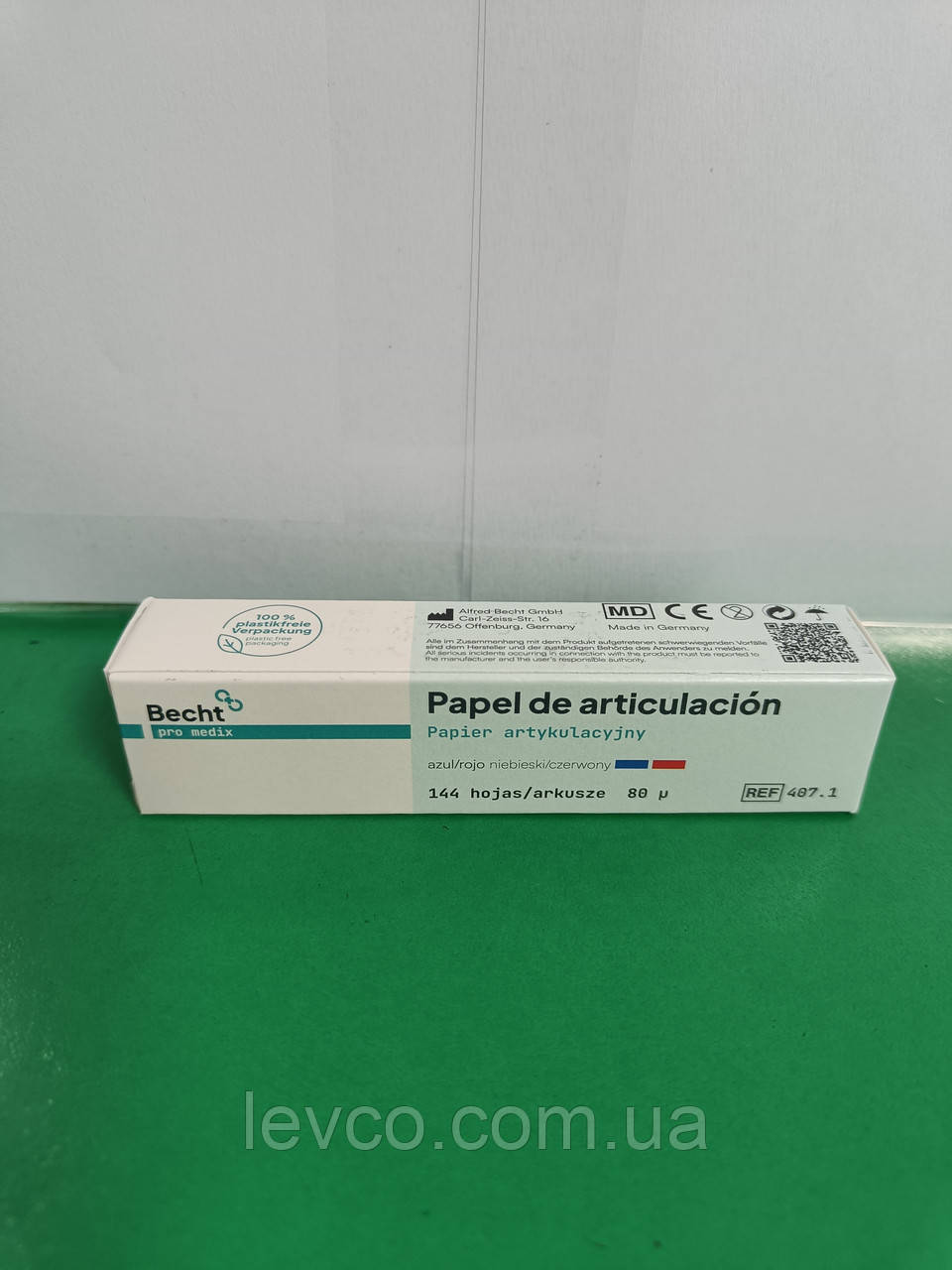 КАЛЬКА СИНЯ ЧЕРВОНА ПРЯМА 144 ШТ БЕХТ ГЕРМАНІЯ,КОПІРКА БЕХТ,ОКЛЮЗІЙНА ПАПІР BECHT 80 MKM, фото 1