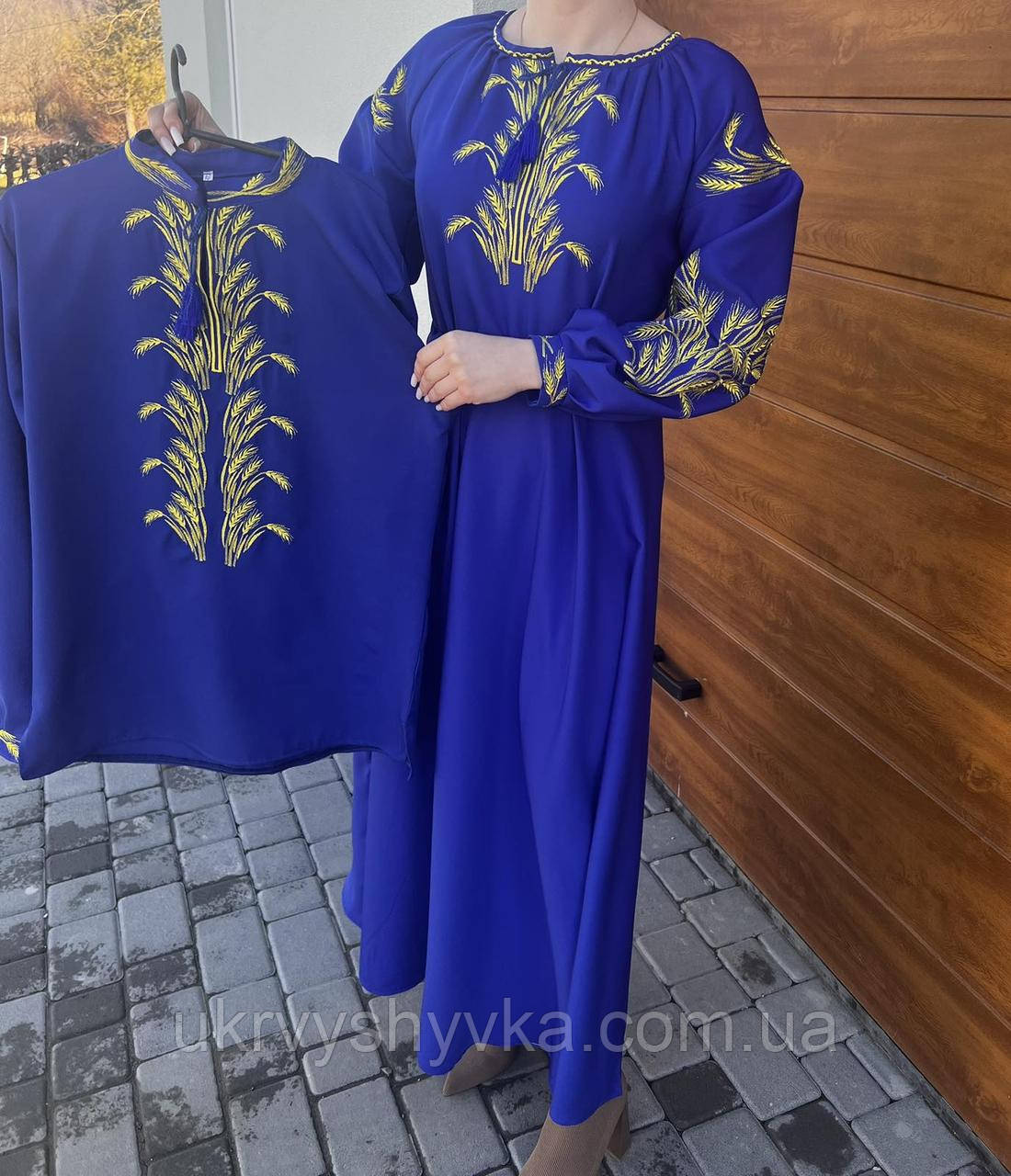 Сімейний вишитий комплект "Колоски"