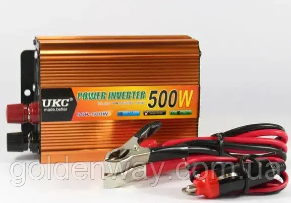 Автомобільний перетворювач напруги інвертор UKC з 24V на 220 AC/DC 500W 500 Ватт