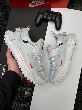Кросівки чоловічі Nike Acg Mountain Fly Low Grey Взуття Найк Маунтін Флай хакі текстиль демісезон, фото 1