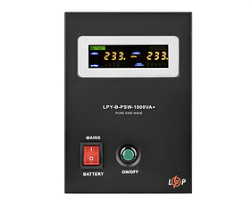 Джерело безперебійного живлення Logic Power з правильною синусоїдою 12V LPY-W-PSW-1000VA+ 700 Вт 10A/20A