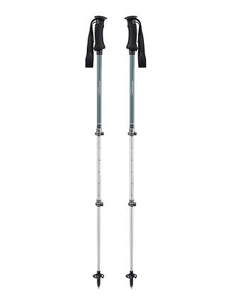 Трекінгові палиці Komperdell Trekmaster Powerlock Compact, 90-120 см (Black/Silver), фото 1