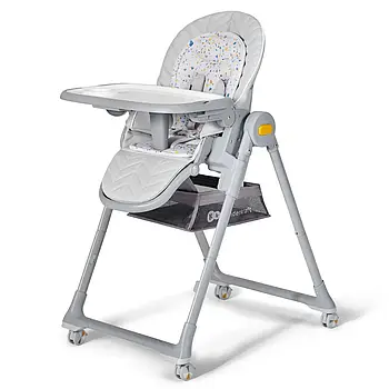 Стільчик для годування Kinderkraft Lastree Gray KHLAST00GRY0000 Стільчик-гойдалка, шезлонг