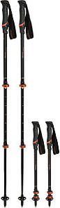 Трекінгові палиці Komperdell Hikemaster Powerlock Compact, 105-140 см (Black/Orange)