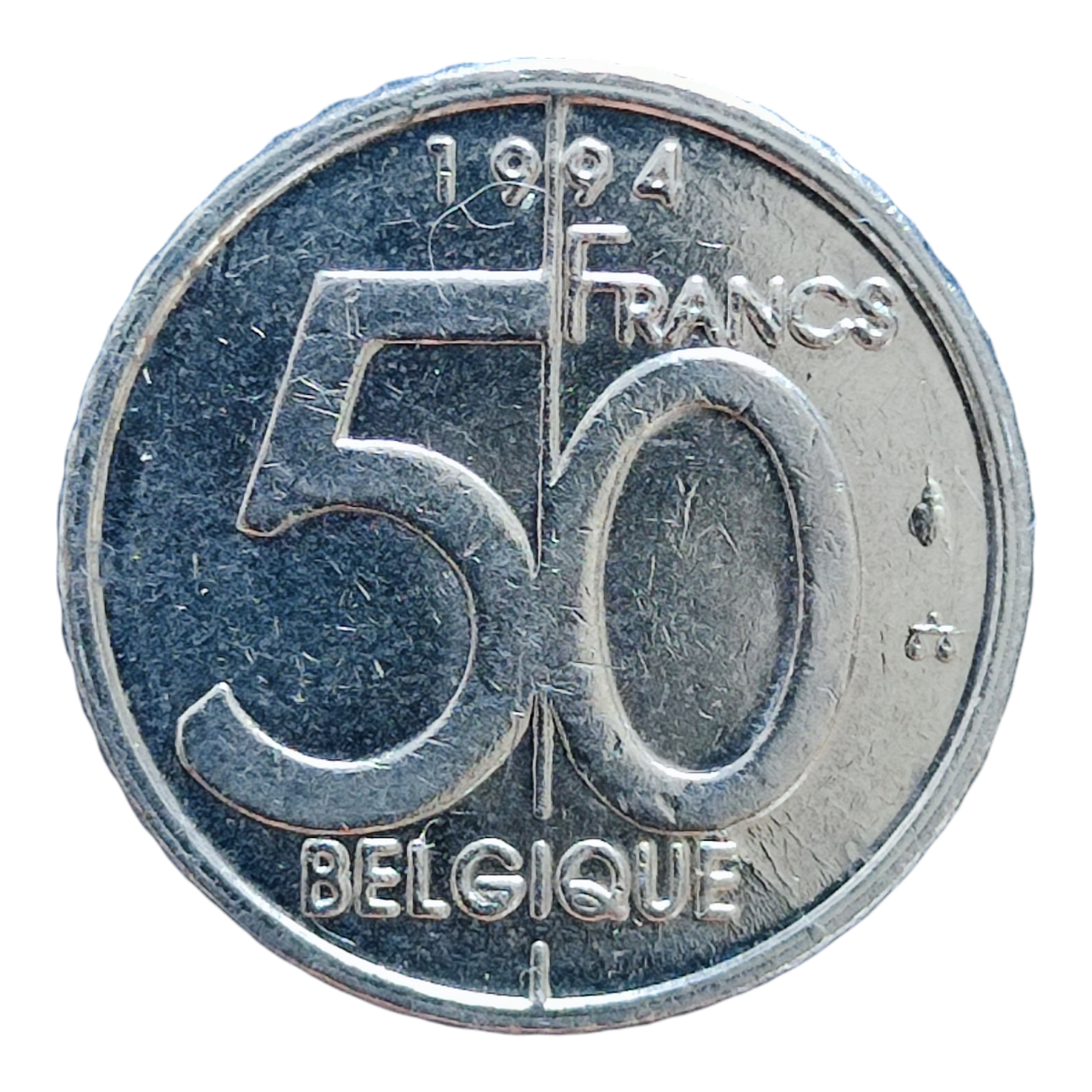 Бельгія 50 франків, 1994 Легенда французькою - 'BELGIQUE'