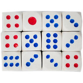 Кості ігрові 1-232