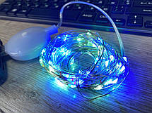 Гірлянда дріт музична USB RGB 10м, фото 5