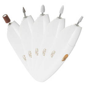 Фрезер для нігтів, бормашина для манікюру та педикюру Adler AD 2179 5 насадок, Живлення від батарейок