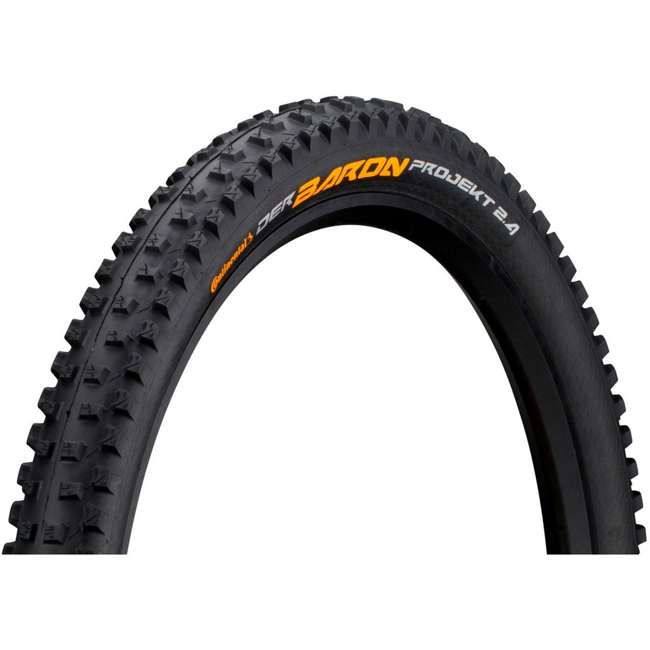 Покришка безкамерна Continental Der Baron Projekt, 27.5"x2.40, 60-584, чорна, складна, BlackChili, ProTection