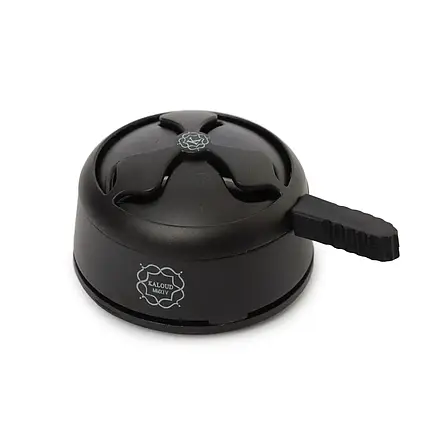 Алюмінієвий регулятор жару для кальяну Lotus Heat Control Black, фото 1