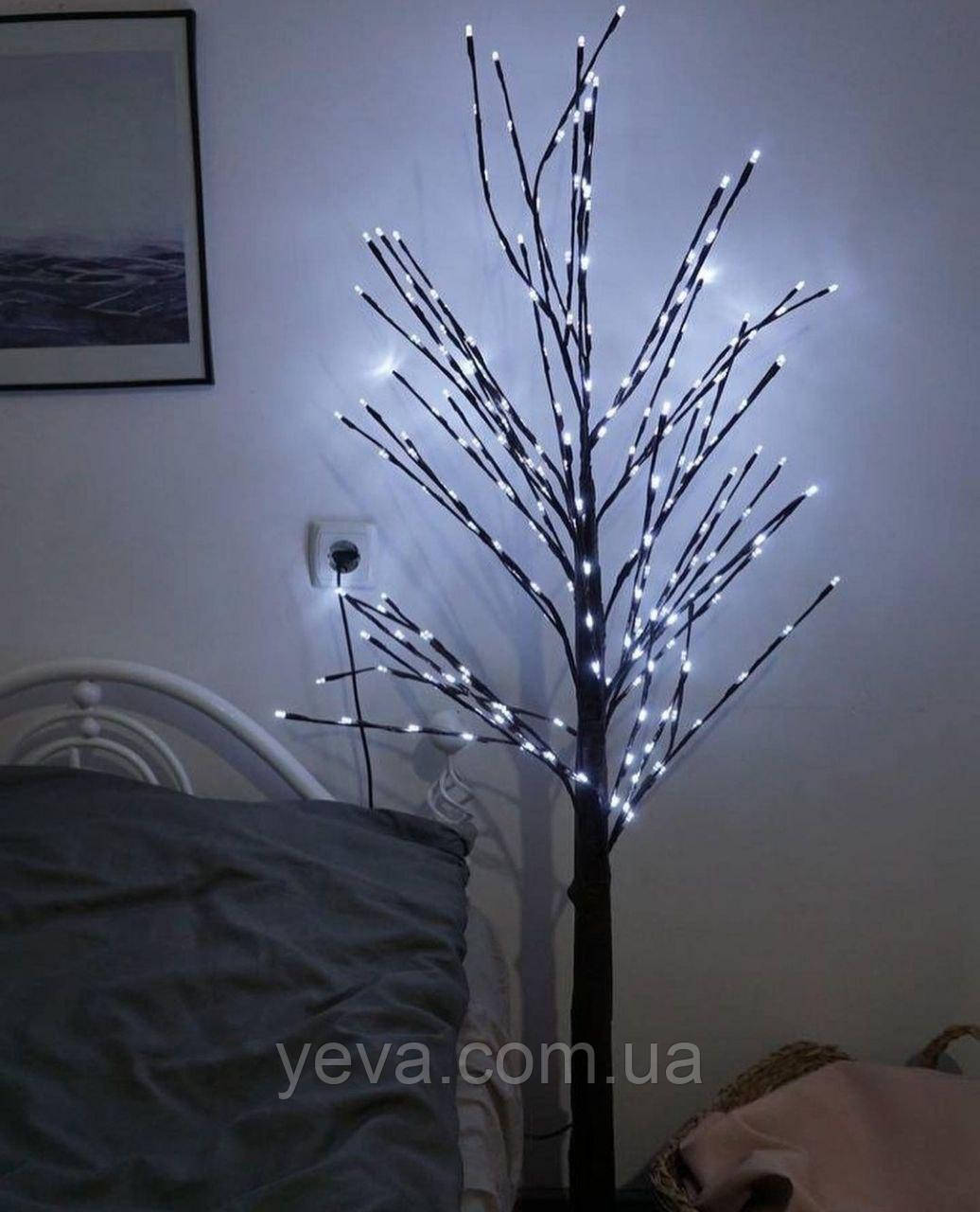 Новорічний декор для дому, Дерево гірлянда 1.5 м 225 led, Гірлянда світлодіодна у вигляді дерева, Дерево led