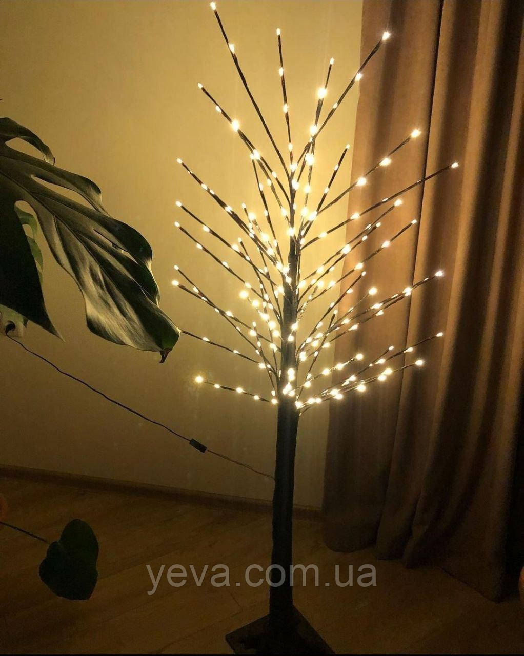 Дерево 225 led 1.5 м, Гірлянда світлодіодна у вигляді дерева, Новорічні гірлянди для прикраси будинку