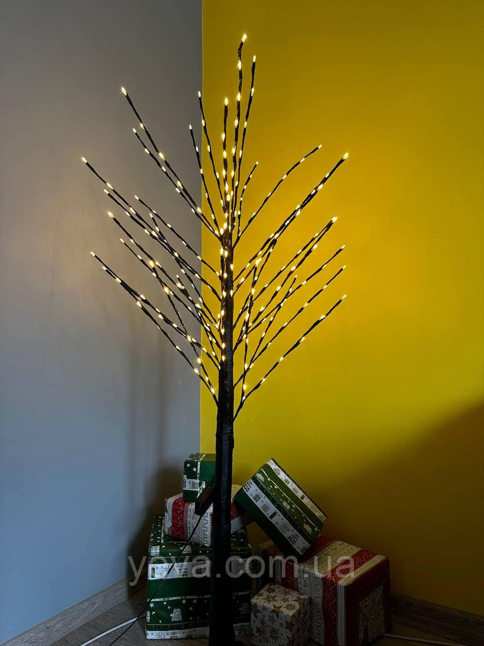 Світлодіодні LED дерева 1.5 м 225 led, Новорічний декор для дому, Декоративна гірлянда дерево, Лед дерево