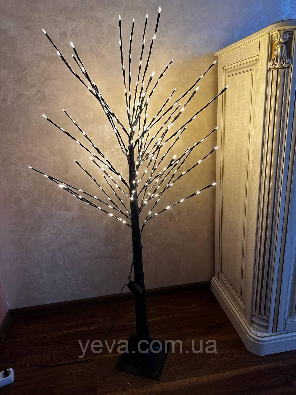 Світлодіодна гірлянда дерево 225 led 1.5 м, Новорічні фігури що світяться, Світлодіодні ДЕРЕВА вуличні