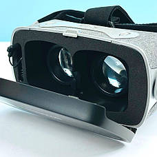 Окуляри віртуальної реальності VR Shinecon VR SC-G07E зі стерео гарнітурою + пульт, сірі, фото 6