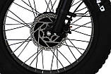 Повнопривідний електровелосипед fatbike Tecros F1 dual 48v 20ah 2 двигуни по 1000w  50 км/год складаний фетбайк, фото 8