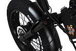 Повнопривідний електровелосипед fatbike Tecros F1 dual 48v 20ah 2 двигуни по 1000w  50 км/год складаний фетбайк, фото 10
