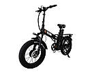 Повнопривідний електровелосипед fatbike Tecros F1 dual 48v 20ah 2 двигуни по 1000w  50 км/год складаний фетбайк, фото 3