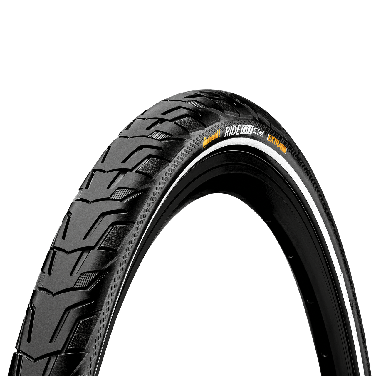 Покришка Continental Ride City 28 x 1.60 | 700 x 42C черно-біла світловідбиваюча нескладна