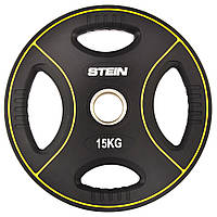 Диск поліуретановий чорний Stein 15 кг