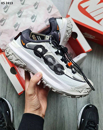 Кросівки чоловічі Nike ACG Mountain Fly 2 Low White Взуття Найк Маунтін Флай хакі текстиль демісезон, фото 1