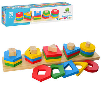 Дерев'яна іграшка Tree Toys Геометрика MD 2305