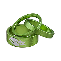Набір спейсерів SPANK 3/6/12mm, Green