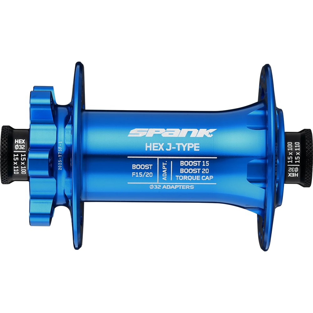Втулка передня SPANK HEX J-TYPE Boost F15/20, Blue