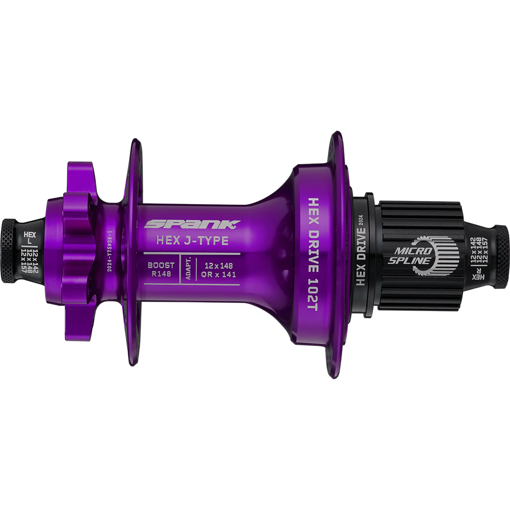 Втулка задня SPANK HEX J-Type Boost R148 Microspline 32H, Purple