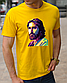 Православні чоловічі футболки принт портрет Ісуса, бавовняні х/б розмір S, фото 3