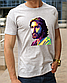 Православні чоловічі футболки принт портрет Ісуса, бавовняні х/б розмір S, фото 8