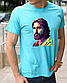 Православні чоловічі футболки принт портрет Ісуса, бавовняні х/б розмір S, фото 9