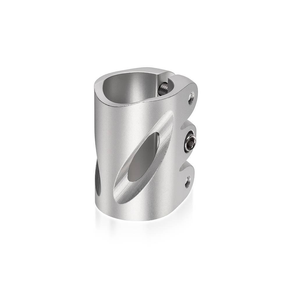 Хомут на кермо для трюкового самоката Hipe H01 (IHC/SCS), silver matte
