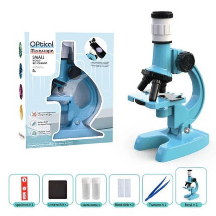 Мікроскоп дитячий з підсвічуванням ''Optical microscope'' 20-11-6 см, фото 1