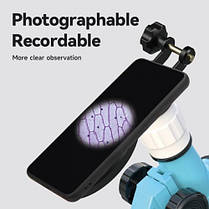 Мікроскоп дитячий з підсвічуванням ''Optical microscope'' 20-11-6 см, фото 5