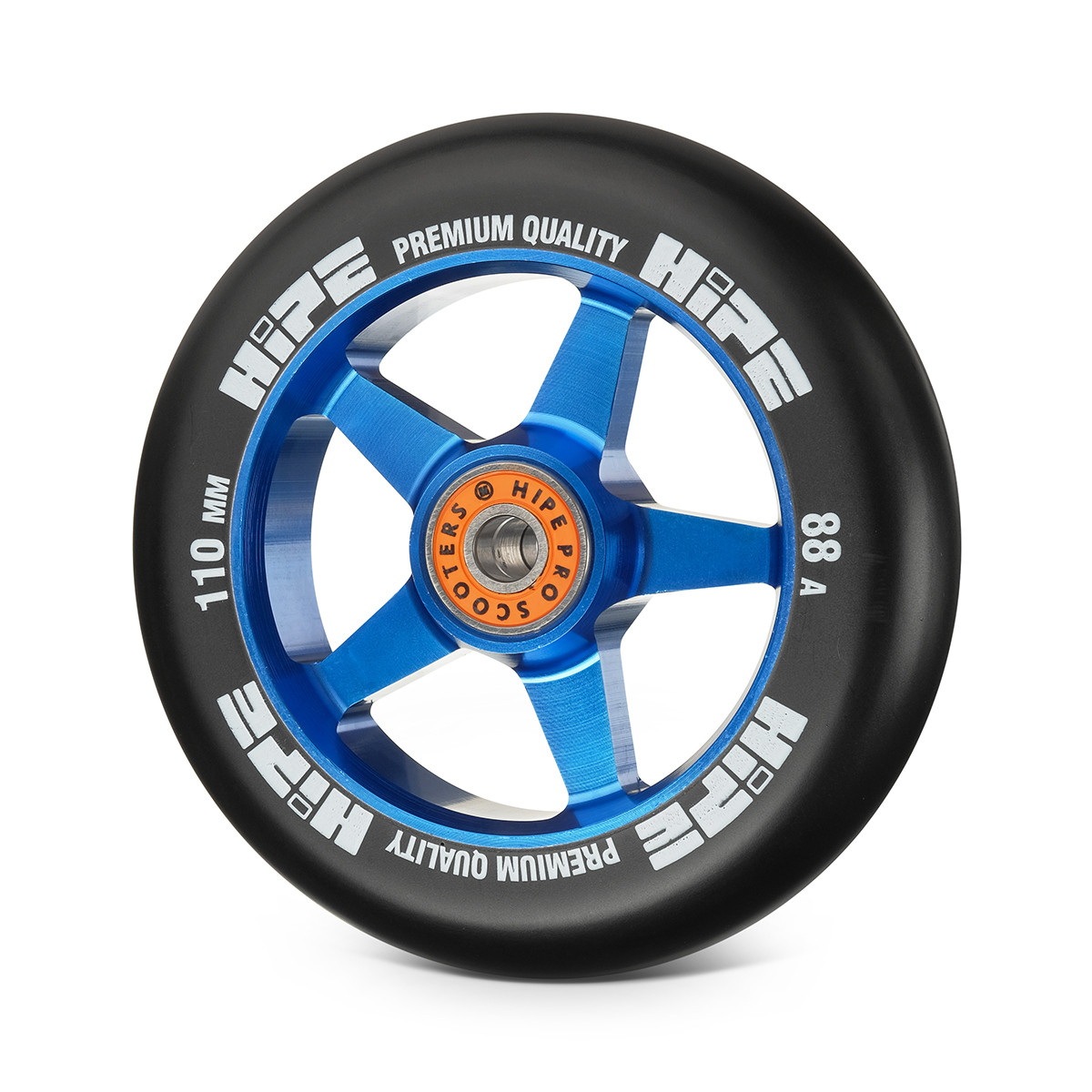 Колесо для трюкового самоката Hipe H09, 110 мм, Blue/Black