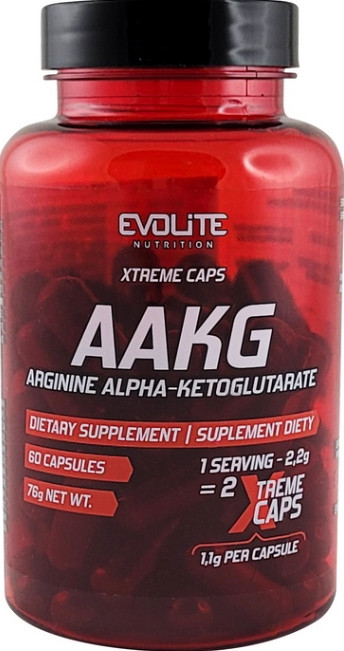 Аргінін альфа-кетоглутарат Evolite AAKG Extreme 60 капс