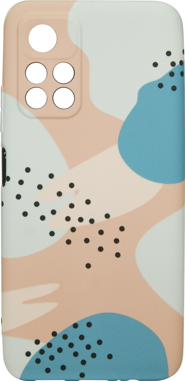 Силікон Xiaomi POCO M4 Pro 5G pink sand/blue Neon Minimalistic Case