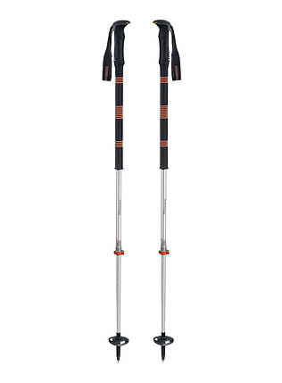 Телескопічні трекінгові палиці Komperdell Contour Titanal II Pro, 105-140 см (Black/Orange), фото 1