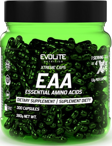 Незамінні амінокислоти ЕАА Evolite EAA Xtreme 300 капс