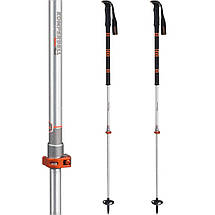 Телескопічні трекінгові палиці Komperdell Contour Titanal II Pro, 105-140 см (Black/Orange), фото 4